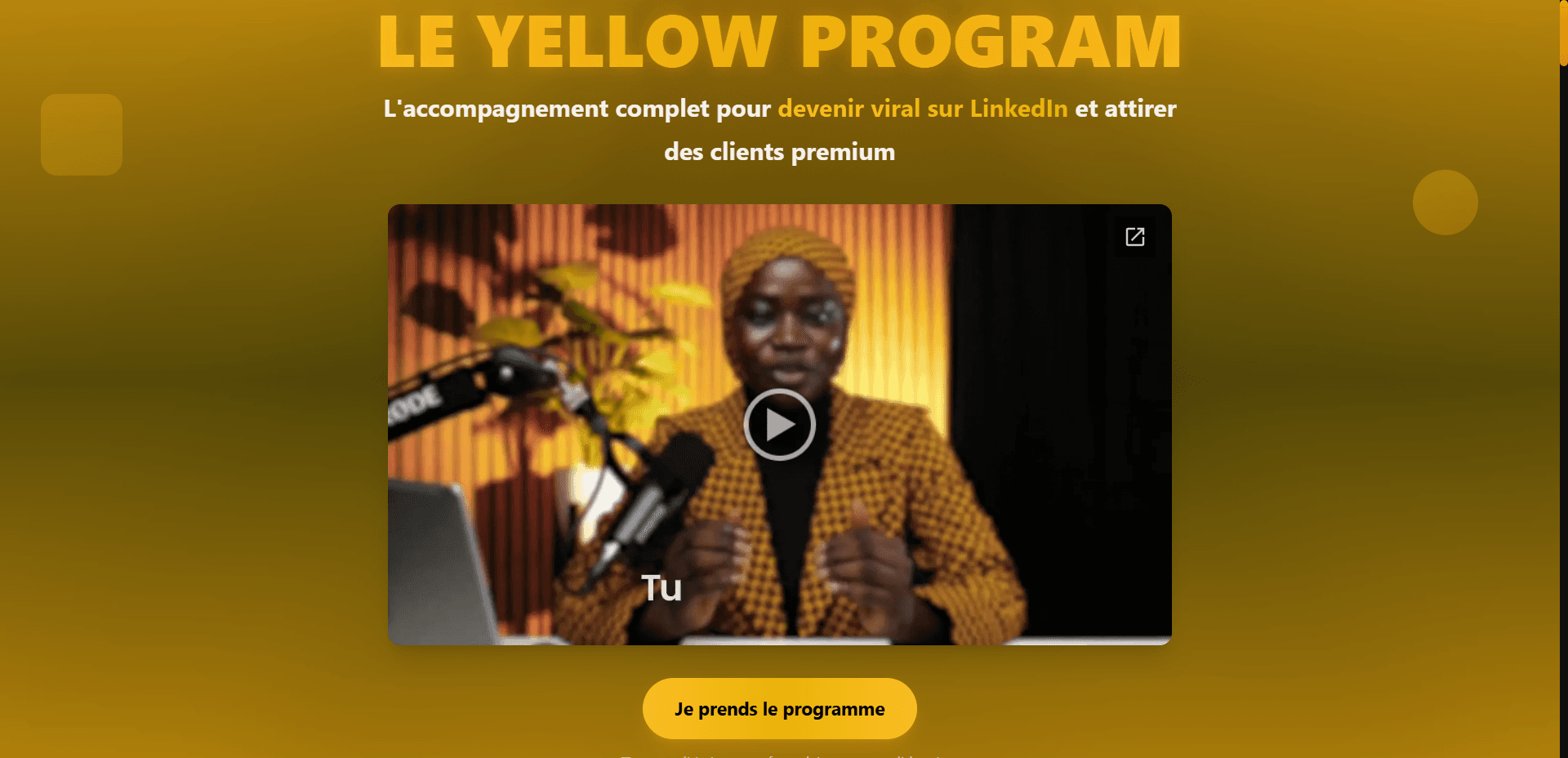 Création Landing Page Cotonou