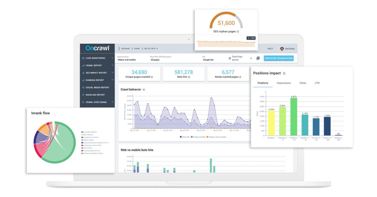 Oncrawl : une rÃ©fÃ©rence pour crawler toutes les pages d'un site web