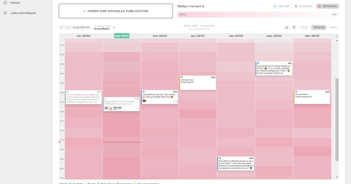 Metricool : un outil simple de gestion et d'analyse des réseaux sociaux