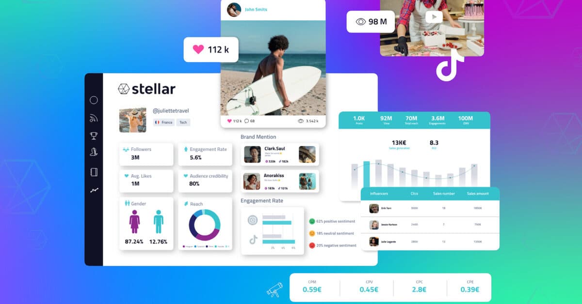 Stellar : une plateforme pour gÃ©rer votre marketing d'influence