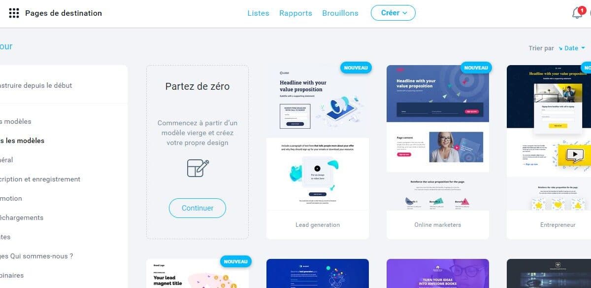 GetResponse : une solution pour crÃ©er vos emailings, landing pages et webinars