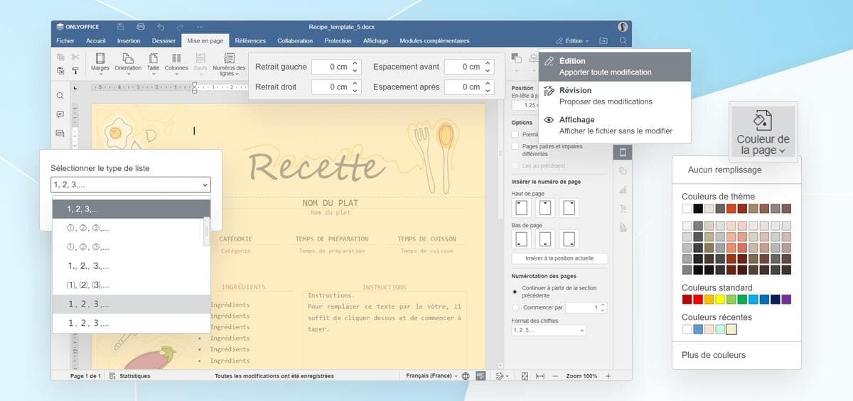 ONLYOFFICE Docs : une suite bureautique en ligne collaborative et sÃ©curisÃ©e