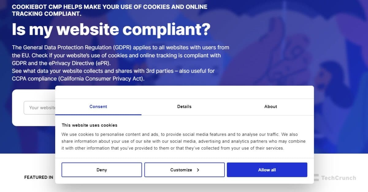 Cookiebot : crÃ©ez un bandeau de consentement des cookies personnalisÃ©