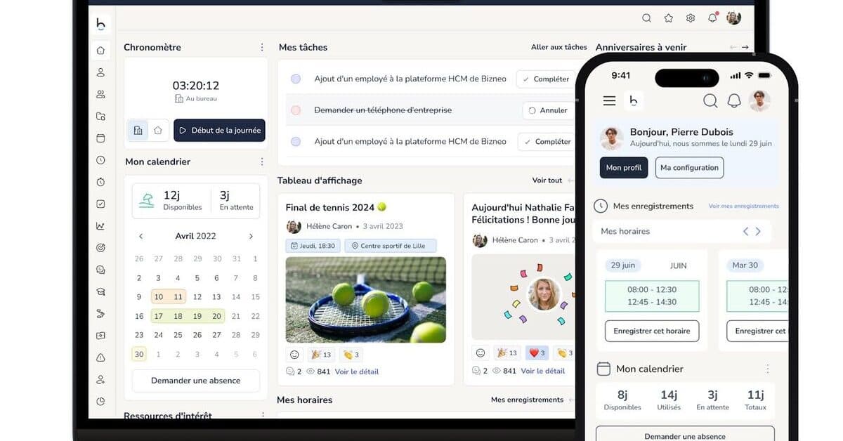 Bizneo HR : un logiciel SIRH tout-en-un et modulable