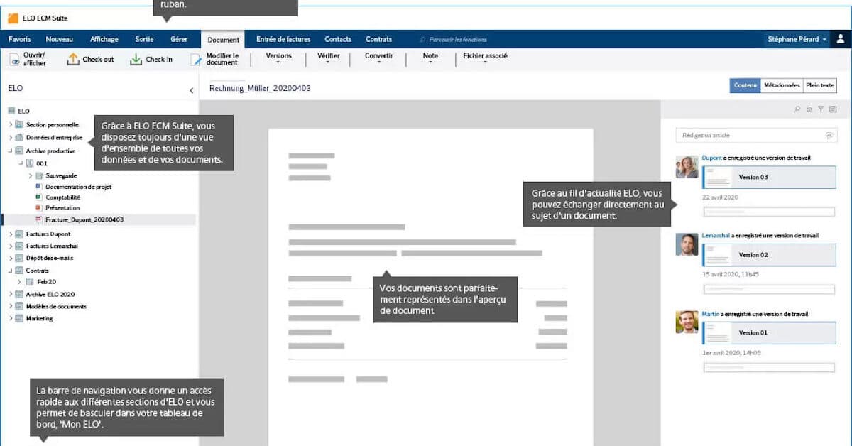 ELO ECM Suite : un outil GED et ECM pour dÃ©matÃ©rialiser vos contenus
