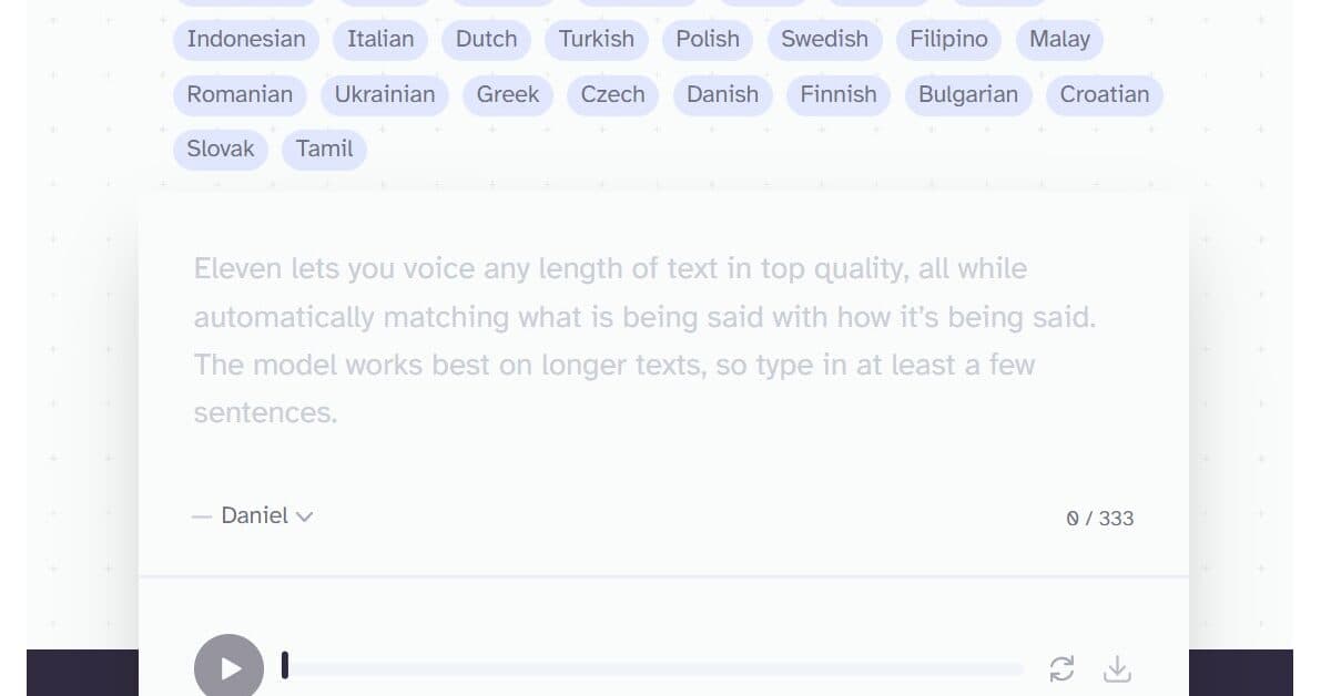 ElevenLabs : un outil IA pour générer et cloner des voix dans plusieurs langues