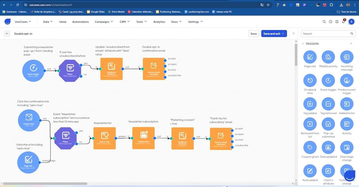 User.com : une solution de marketing automation en no code