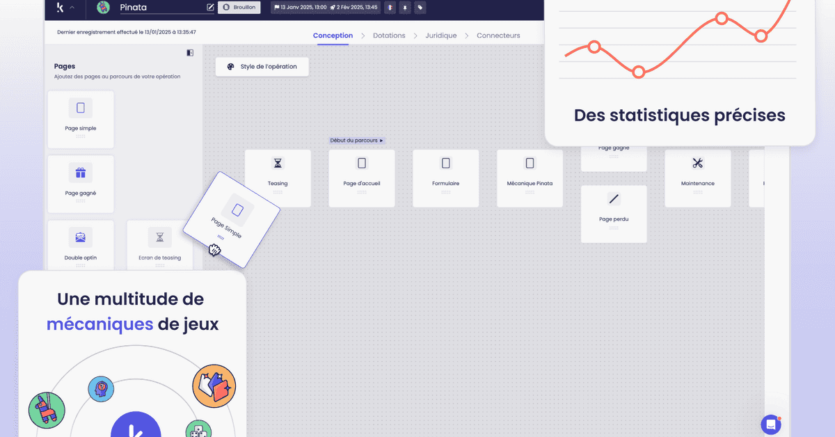 Kimple : une plateforme pour crÃ©er des jeux concours