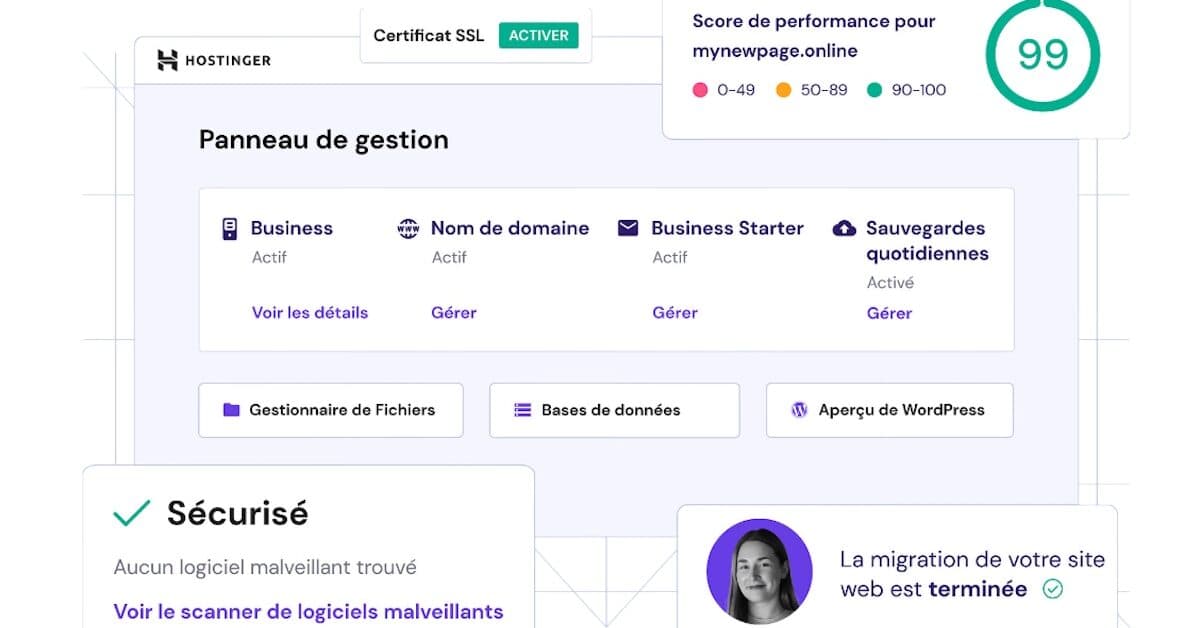 Hostinger : une référence de l'hébergement web doté d'un créateur de sites