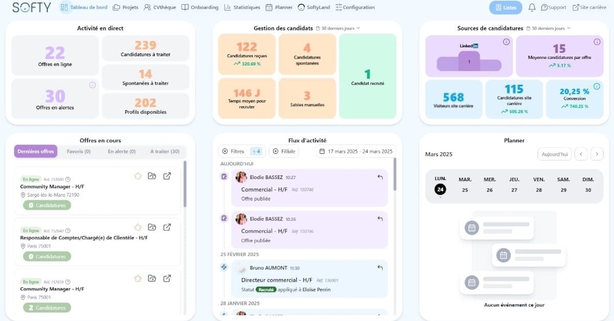 Softy : une solution ATS conÃ§ue pour optimiser le recrutement