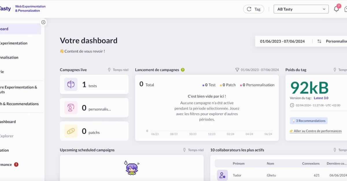 AB Tasty : une référence parmi les plateformes de personnalisation et d'A/B Testing