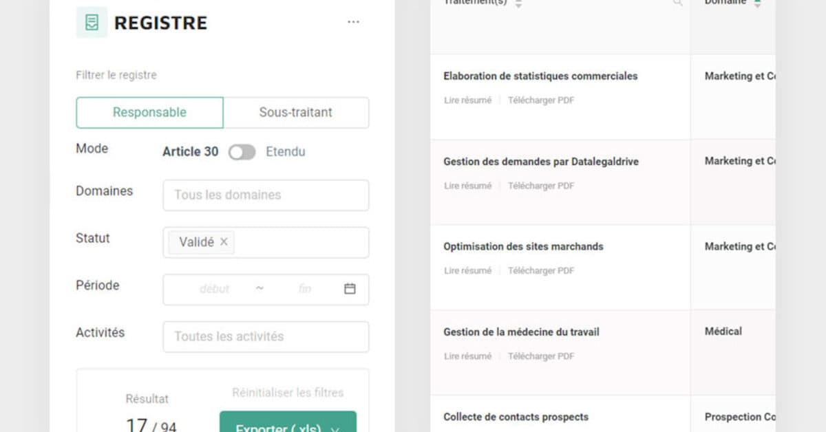 Data Legal Drive : une plateforme franÃ§aise qui automatise la conformitÃ© RGPD et Sapinâ¯2