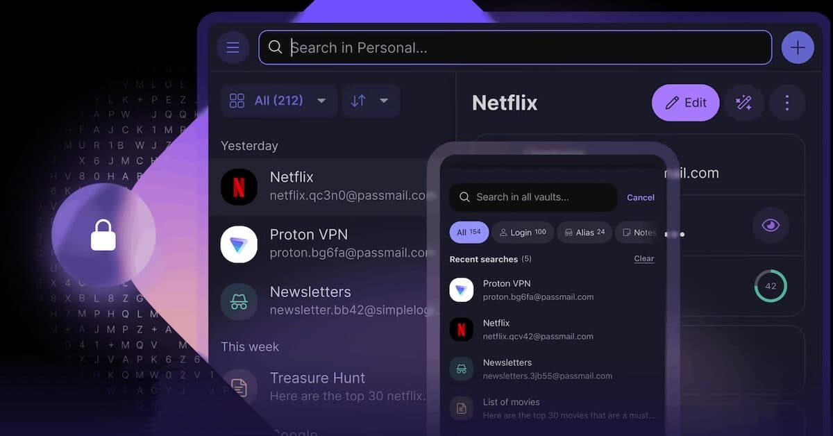 Proton Pass : un gestionnaire de mots de passe et d'alias