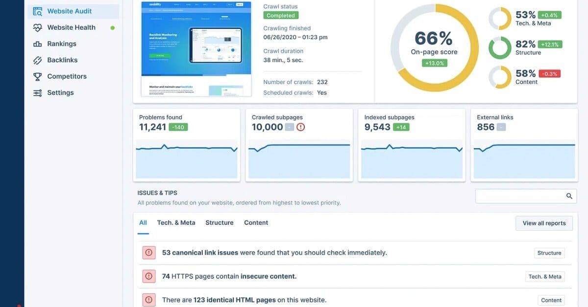 Seobility : une plateforme pour analyser et optimiser votre rÃ©fÃ©rencement