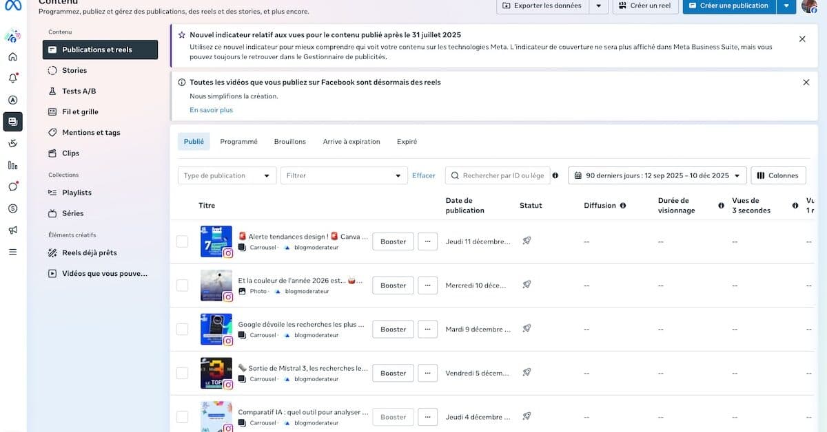 Meta Business Suite : la solution de Meta pour gérer des comptes Facebook et Instagram