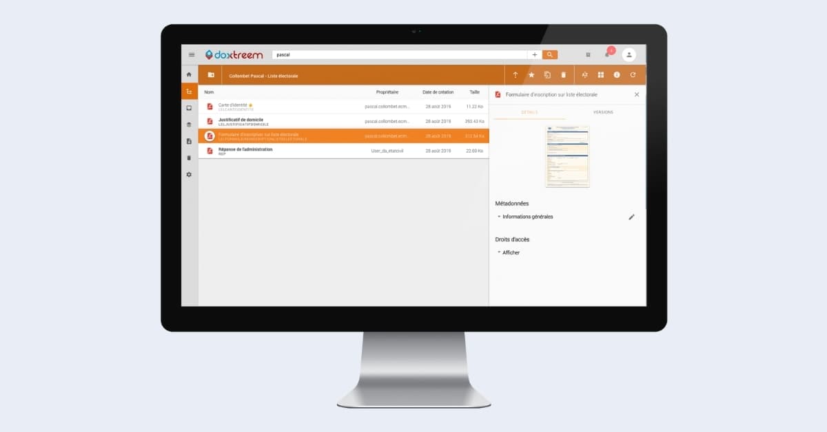 Doxtreem by Numen : une plateforme GED pour gÃ©rer le cycle de vie de tous vos documents