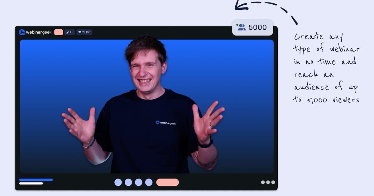 WebinarGeek : une solution tout-en-un pour créer et diffuser des webinars