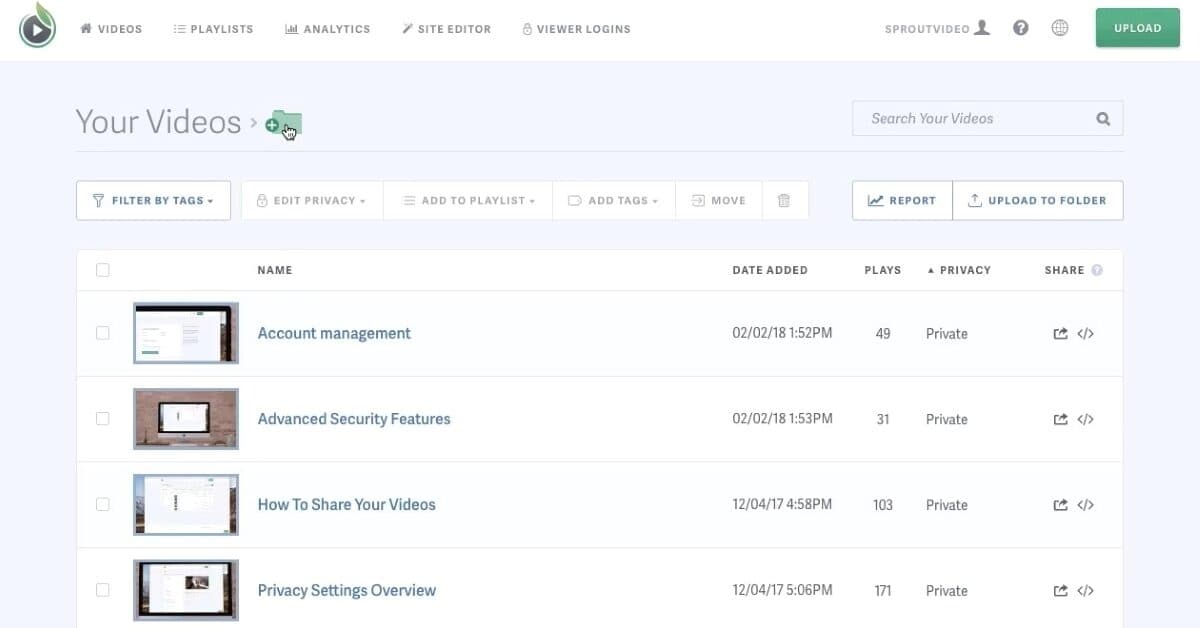 Sproutvideo : une plateforme d'hÃ©bergement vidÃ©o sÃ©curisÃ© pour les entreprises