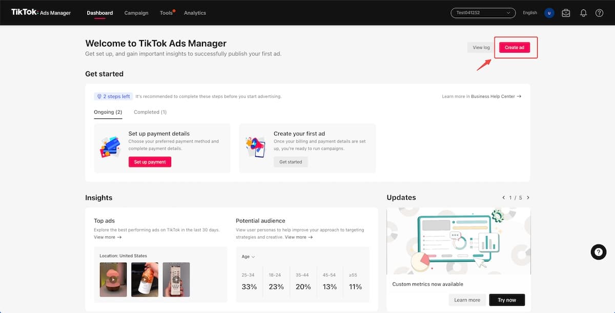 TikTok Ads Manager : la plateforme officielle pour gérer des campagnes publicitaires sur TikTok