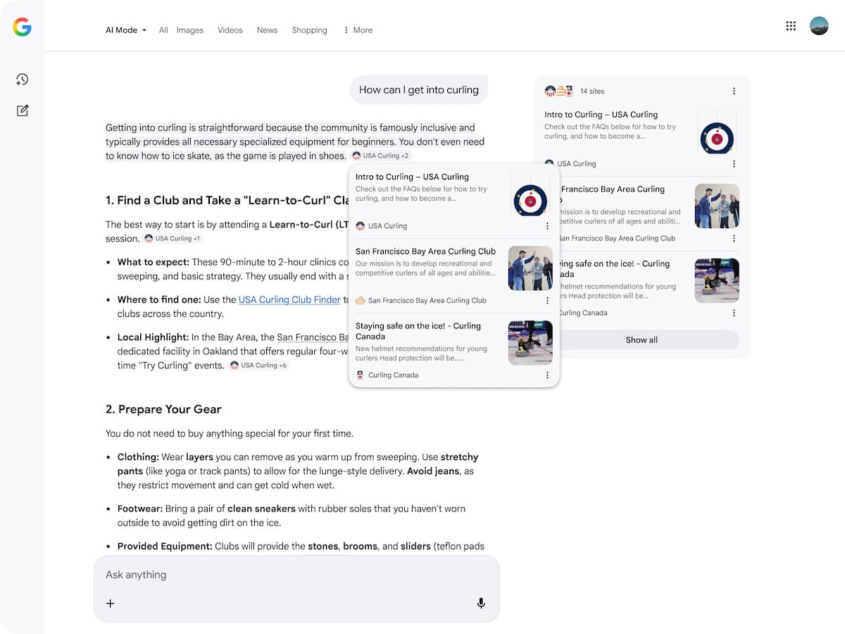 Google modifie ses résultats IA pour rediriger plus de trafic vers les sites web