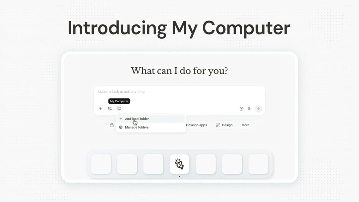 My Computer&nbsp;: Manus permet à son agent IA d&rsquo;automatiser des tâches sur votre ordinateur
