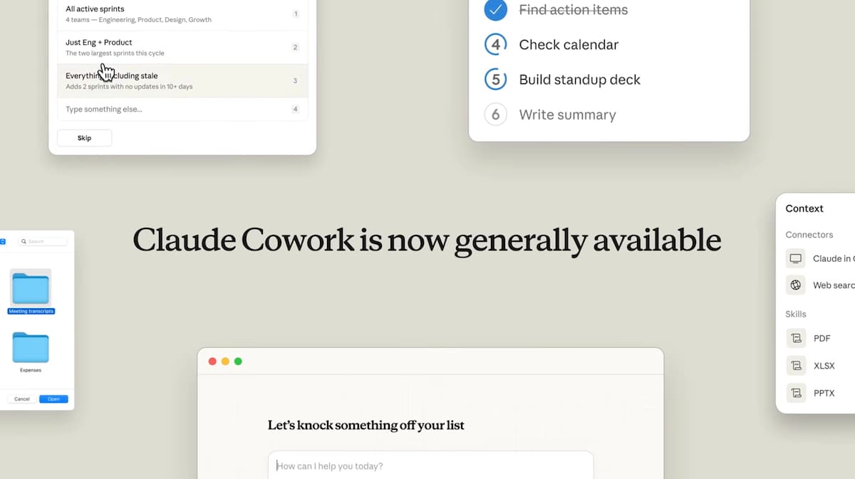 Claude Cowork disponible pour tous&nbsp;: Anthropic passe à l&rsquo;échelle entreprise