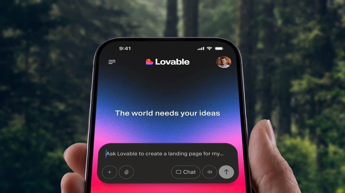 Lovable lance son application de vibe coding sur iPhone et Android
