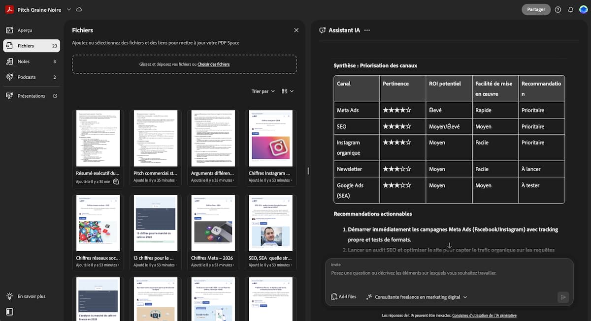 PDF Spaces&nbsp;: comment un freelance peut structurer son activité marketing et commerciale