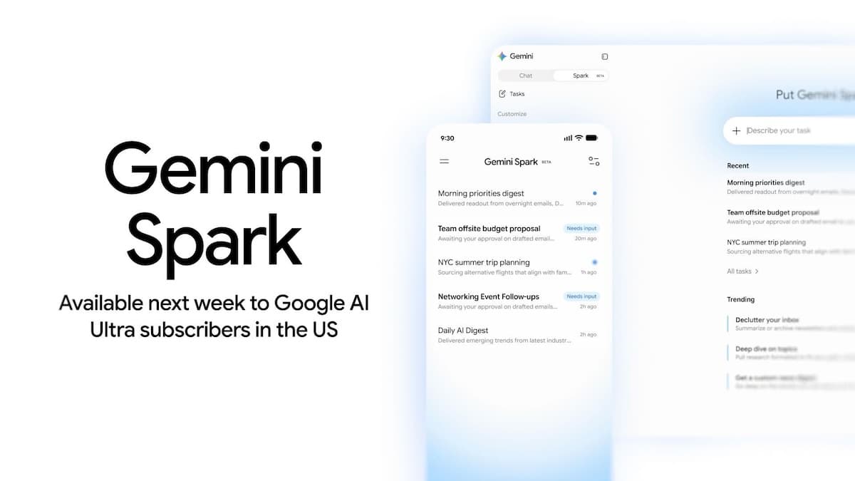 Google présente Gemini Spark, un agent autonome qui gère vos tâches en arrière-plan