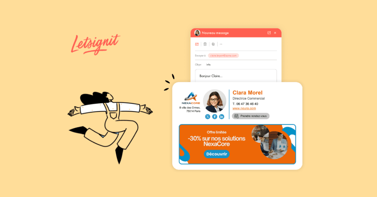 Signature mail&nbsp;: 5 façons de l’activer comme un canal marketing qui cartonne