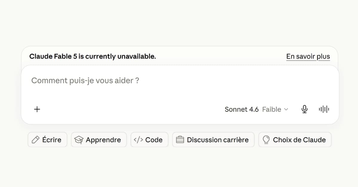 Le gouvernement des États-Unis force Anthropic à couper l&rsquo;accès à Fable 5 et Mythos 5