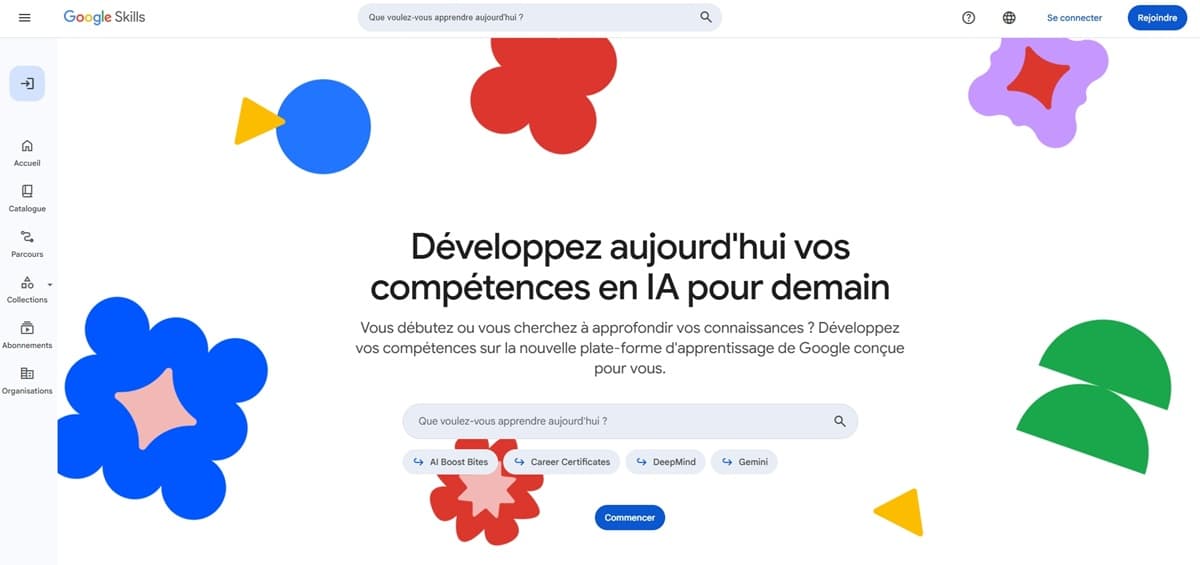 Google Skills&nbsp;: comment se former gratuitement à l&rsquo;IA avec les cours officiels de Google