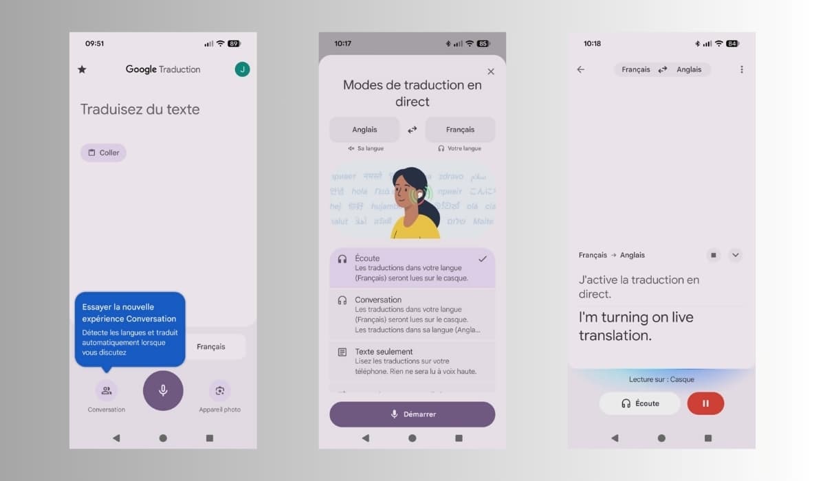 Google Traduction peut désormais traduire la voix en direct dans plus de 70 langues