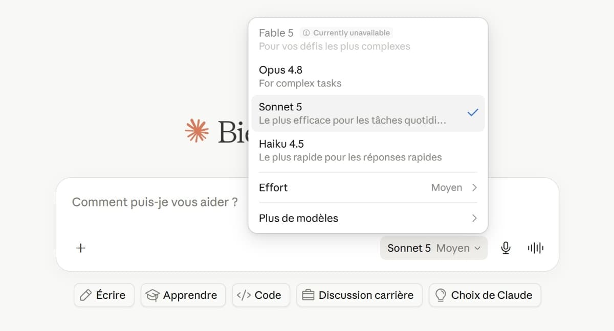 Anthropic dévoile Sonnet 5 et rétablit l&rsquo;accès à Fable et Mythos