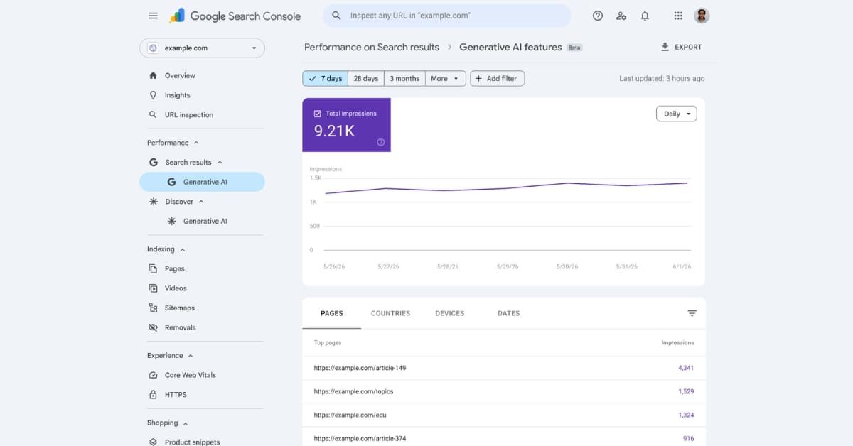Google Search Console mesure désormais votre visibilité dans les réponses des IA