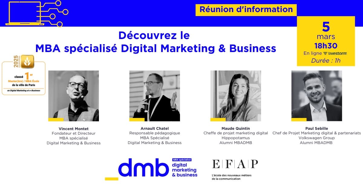Webinar : comment développer ses compétences en marketing digital et IA pour renforcer son employabilité ?