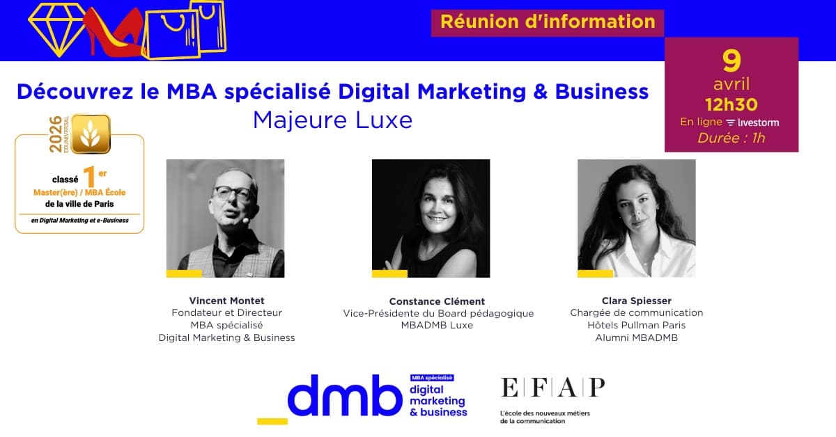 Luxe et marketing digital : comment se former pour réussir son projet professionnel ?