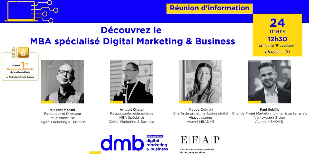 Webinar : quelles compétences en marketing digital et IA développer pour booster votre carrière ?