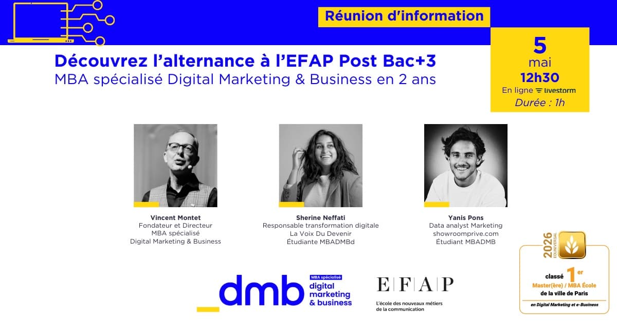 Marketing digital : comment devenir un expert après un bac+3 en alternance ?